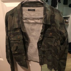 Camo Denim Jacket
